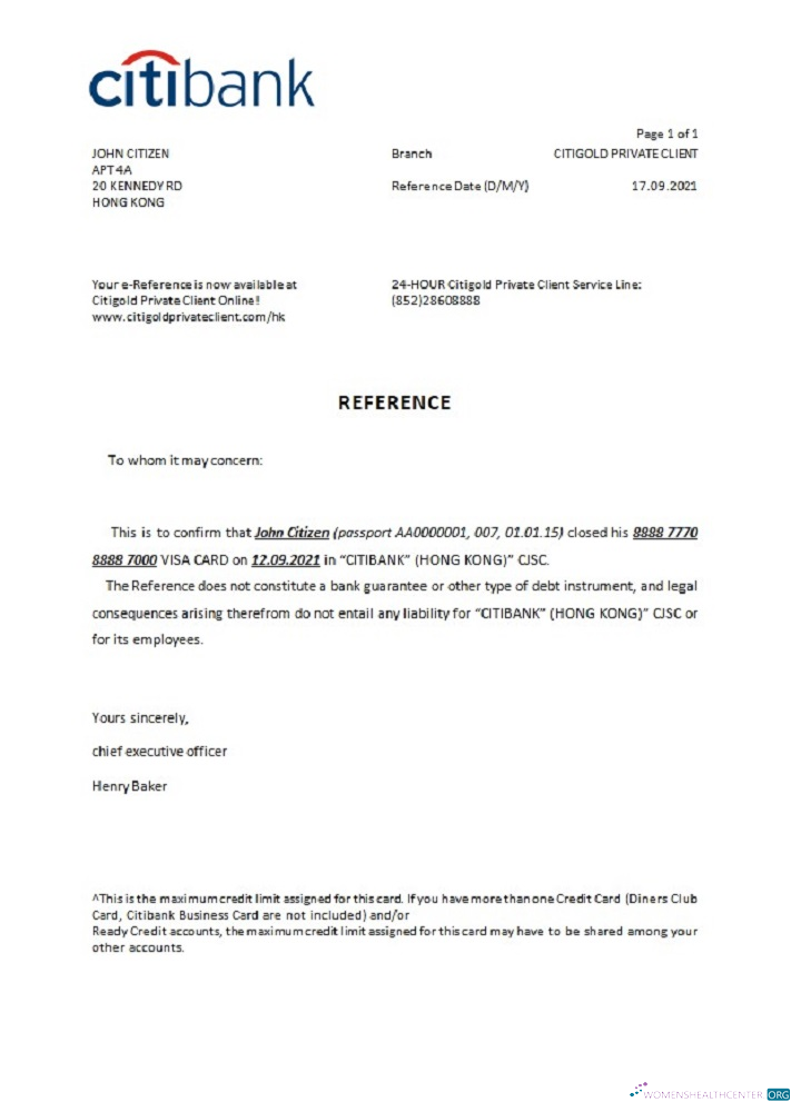 Download Hong Kong Citibank closure reference Photoshop template